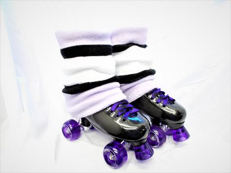 Ventro Pro QUAD ROLLER SKATE WITH purple puffer